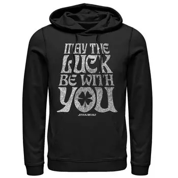 Мужской пуловер с капюшоном «Звездные войны» и надписью «Luck Be With You» Licensed Character