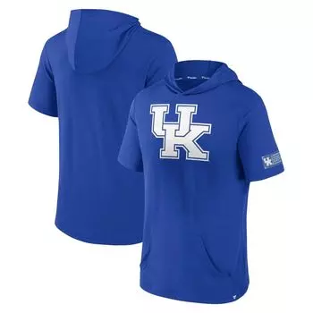 Мужской пуловер с короткими рукавами Fanatics Royal Kentucky Wildcats Approach для бега