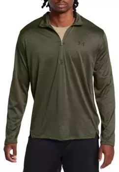 Мужской пуловер с молнией 1/2 Under Armour Tech Vent, цвет Marine Od Green/Black