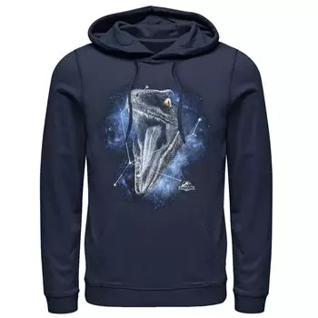 Мужской пуловер с рисунком Jurassic World Raptor Roaring Constellation Licensed Character