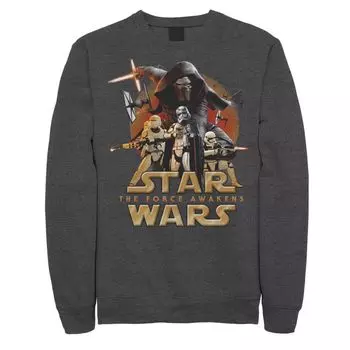 Мужской пуловер-толстовка с плакатом «Пробуждение силы» Star Wars