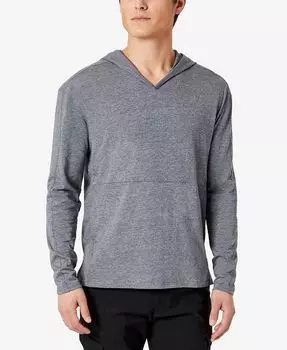 Мужской пуловер узкого кроя с капюшоном Kenneth Cole, синий