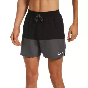 Мужской раздельный купальник Nike 5 дюймов, черный/серый