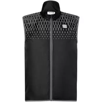 Мужской рефлекторный жилет Sportful, черный