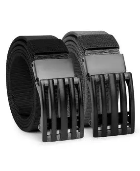 Мужской регулируемый тактический ремень для гольфа с храповым механизмом — 2 упаковки Mio Marino