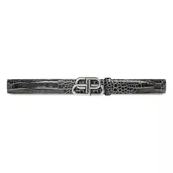 Мужской ремень BB Large Balenciaga, серый