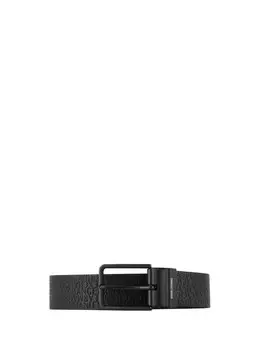 Мужской ремень черный/серый Armani Exchange