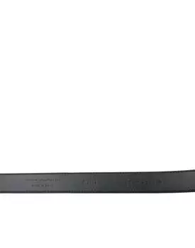 Мужской ремень Dolce & Gabbana из замши с металлической пряжкой, черный