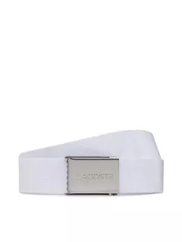 Мужской ремень Lacoste, белый