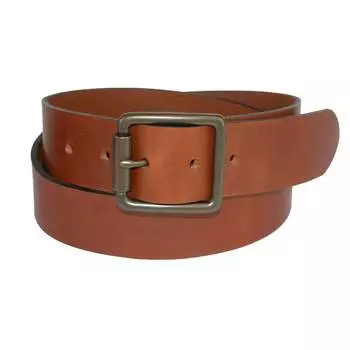Мужской ремень Ravens Italian Leather с центральной пряжкой The British Belt Company, цвет tan