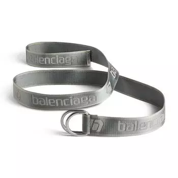 Мужской ремень с D-образным кольцом Balenciaga, серый