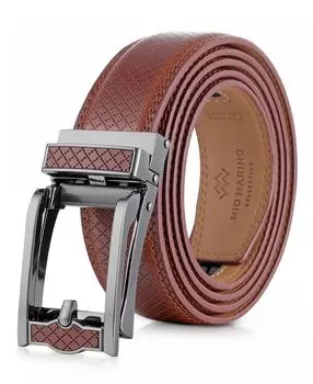 Мужской ремень с храповым механизмом Monolith Mio Marino