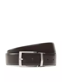 Мужской ремень Timberland 35mm Rev Square Tip Belt TB0A1DFP Braun, серый/коричневый