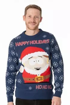 Мужской рождественский свитер Vanilla Underground, синий