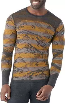 Мужской рубашка с круглым вырезом Smartwool Intraknit Merino 200 с узором