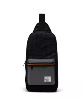 Мужской рюкзак 8 л из черной ткани Herschel, чёрный