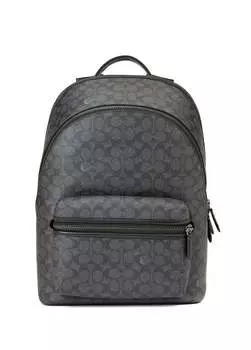 Мужской рюкзак Charter с логотипом Coach, антрацит