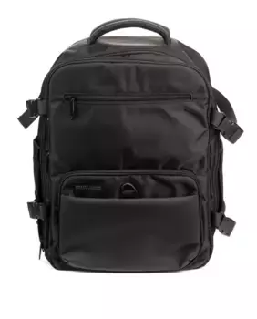 Мужской рюкзак из черного нейлона Privata, чёрный