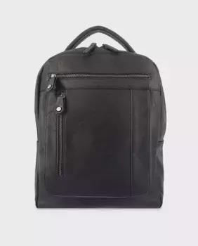 Мужской рюкзак из парусины черного цвета с отделением для ноутбука El Potro, черный