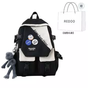 Мужской рюкзак Redoo, Красный с подвеской