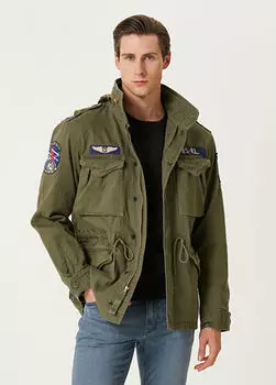 Мужской рюкзак с камуфляжным рисунком Polo Ralph Lauren, хаки