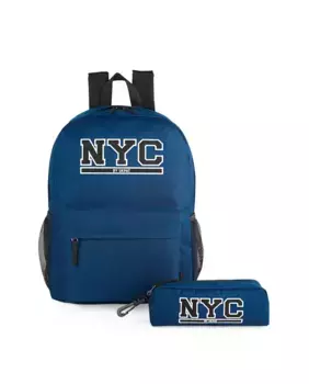 Мужской рюкзак с пеналом SKPAT, синий