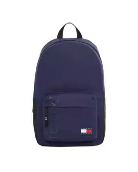 Мужской рюкзак с прорезиненным логотипом Tommy Jeans, тёмно-синий