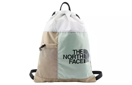 Мужской рюкзак THE NORTH FACE, Brown spelled with blue spelled white