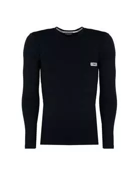 Мужской с длинным рукавом темный Emporio Armani, синий