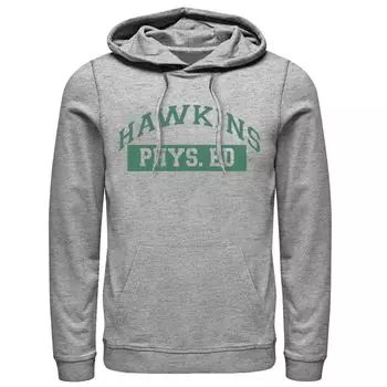 Мужской сериал Netflix «Очень странные дела» Hawkins Phys. худи с логотипом Ed Licensed Character