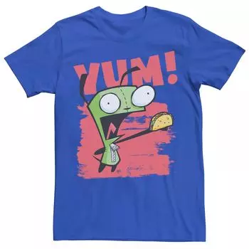 Мужской сериал Nickelodeon Invader Zim Gir Screaming Yum! Футболка с портретом Taco Licensed Character