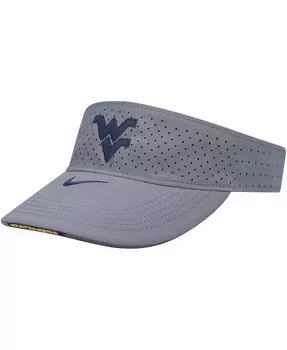 Мужской серый боковой козырек West Virginia Mountaineers 2021 Nike