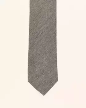 Мужской серый галстук мягкой фактуры PuroEgo
