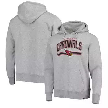 Мужской серый пуловер с капюшоном '47 Arizona Cardinals Foundation