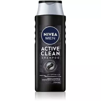 Мужской шампунь Active Clean глубоко очищает и укрепляет волосы., Nivea