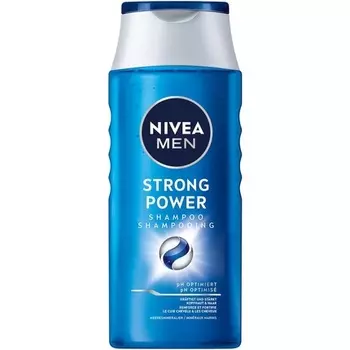 Мужской шампунь Strong Power 250 мл с формулой с морскими минералами и оптимизированным pH, Nivea