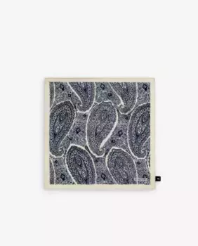 Мужской шарф из хлопка с принтом пейсли Scalpers, цвет Crema