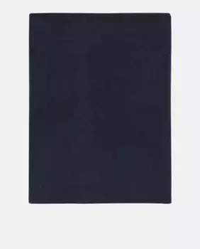 Мужской шарф из кашемира темно-синего цвета Lottusse, темно-синий
