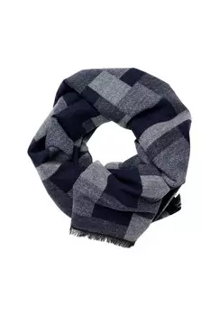 Мужской шарф однотонный CASAMODA, голубой