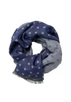 Мужской шарф однотонный Venti, синий