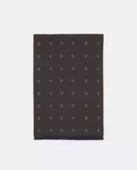 Мужской шарф с микропринтом Dustin, серый