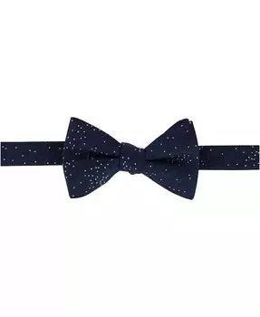 Мужской шелковый галстук-бабочка Mystere Metallic Star со звездами TRAFALGAR, синий