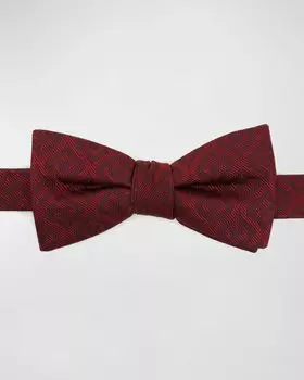 Мужской шелковый галстук-бабочка с Микки Маусом Cufflinks Inc., цвет Maroon