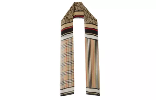Шарф мужской Burberry, бежевый