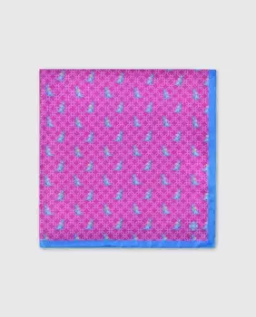 Мужской шелковый шарф Olimpo, фуксия