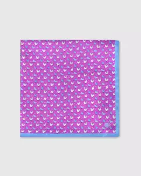 Мужской шелковый шарф Olimpo, фуксия