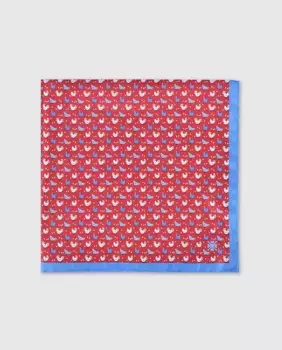 Мужской шелковый шарф Olimpo, красный