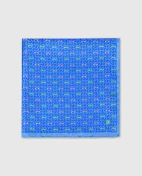 Мужской шелковый шарф Olimpo, синий