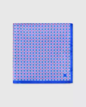 Мужской шелковый шарф Olimpo, синий