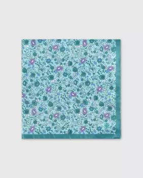 Мужской шелковый шарф Olimpo, зеленый